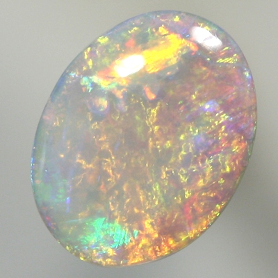SOLID SEMI BLACK OPAL Crisp neon orange and green